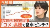 「このままだと再値上げ」おにぎり360円→430円に 猛暑影響“1等”のお米が高騰 2等米は“早炊き”でおいしく【Nスタ解説】|TBS NEWS DIG