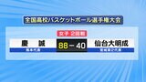 宮城代表の女子・仙台大明成は2回戦で熊本代表の慶誠に88対40で敗れる 高校バスケットボールのウインターカップ | 宮城のニュース│tbc NEWS│tbc東北放送