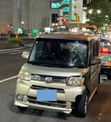 【速報】歩行者の女性が軽乗用車にはねられる 仙台|TBS NEWS DIG