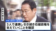 岸田・麻生・茂木の3者が夜会合　引き続きの連携を確認　| TBS CROSS DIG with Bloomberg