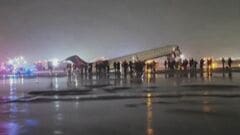 米ニューヨークのラガーディア空港で航空機と車両が接触する事故　複数の負傷者| TBS CROSS DIG with Bloomberg