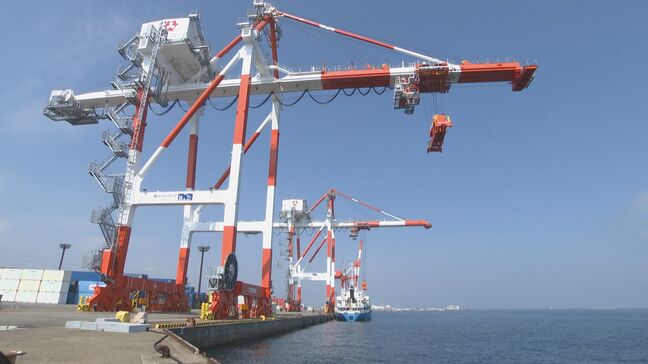 大在コンテナターミナルのクレーン30年ぶり新設　作業効率15％向上へ　大分|TBS NEWS DIG