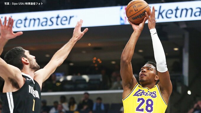 レイカーズ八村塁 3ポイントシュート自己最多の7本成功 ！ 2戦連続のダブルダブル|TBS NEWS DIG