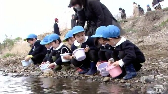 「大きくなって帰ってきて」子どもたちが校歌にも登場する「サケ」を奥入瀬川に放流|TBS NEWS DIG