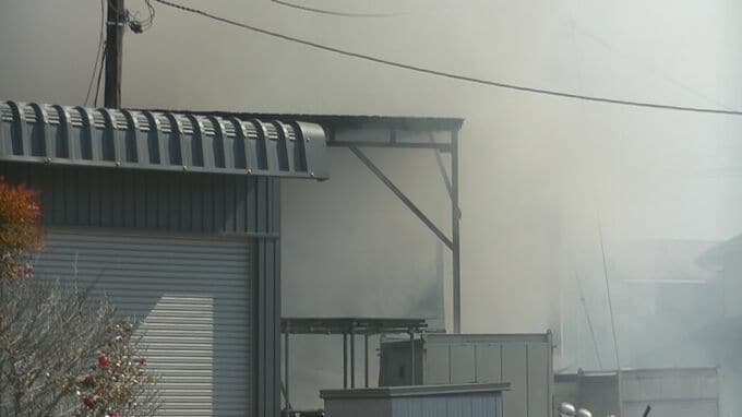 強風にあおられ延焼　建設会社の事務所2棟を全焼する火事　福島・いわき市　|　福島のニュース│TUF