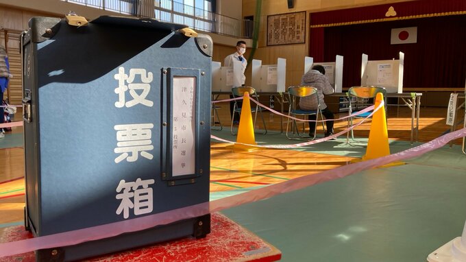 現職と新人の３つ巴　津久見市長選挙投票進む　大分　|　大分のニュース｜OBS NEWS｜大分放送