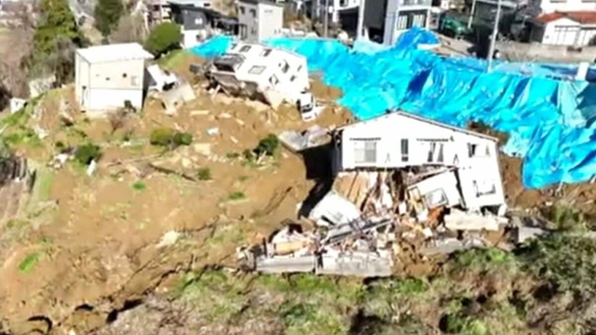 金沢市田上新町、地震で崩落した市道が6月10日に通行再開へ 市長「町会