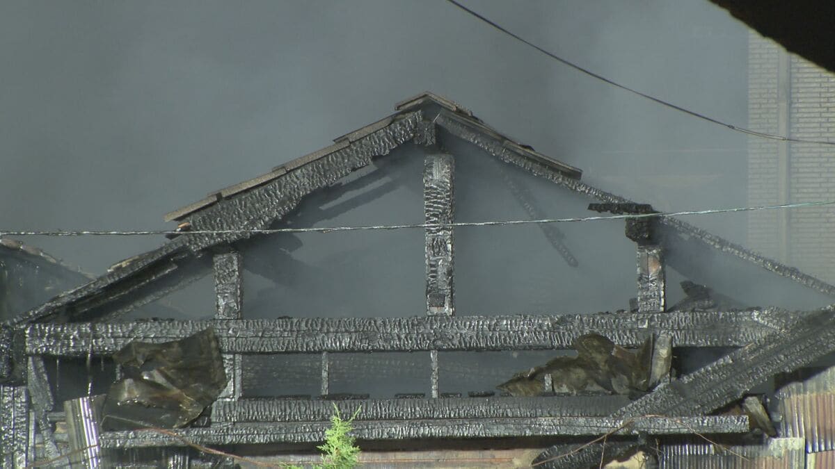 木工所兼住宅で火事　１人死亡3人ケガ　複数の建物に燃え移る　名古屋・中区