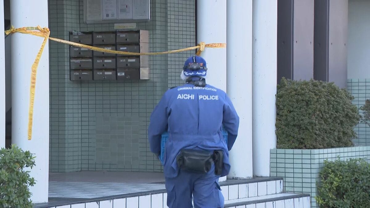 ベッド上の女性遺体は「窒息死」愛知・豊田市のアパートで殺人放火 数日前には酒に酔った男性が大声あげて部屋のドア叩く