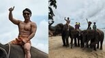 【 魔裟斗 】　タイ家族旅行で披露した肉体美に「リアルターザン」と大反響　象と触れ合う家族5人勢ぞろいショットも|TBS NEWS DIG