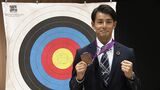 「銀メダル以上を」パリ五輪出場のアーチェリー・中西絢哉選手に”岡山県スポーツ特別顕賞”|TBS NEWS DIG