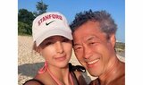 【 梅宮アンナ 】 夫と笑顔 「互いに身体の調子が良くなって行っている。。病は気からと、、よく言ったモノです」 “ 出会って10日婚 ”|TBS NEWS DIG
