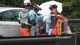 9月16日の開通前に国交省・警察・消防が連携を確認 能越自動車道輪島道路の開通控え事故対応訓練　|　石川県のニュース｜MRO北陸放送