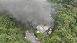 「建物から黒い煙が出ている」工場で火事　男性１人がけが　広島･廿日市市|TBS NEWS DIG