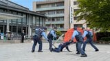 「刃物置け！」　大規模イベントを前に無差別テロを想定した警察と消防の合同訓練　爆発物処理や負傷者搬送の流れを確認　盛岡市　|　IBC NEWS | IBC岩手放送