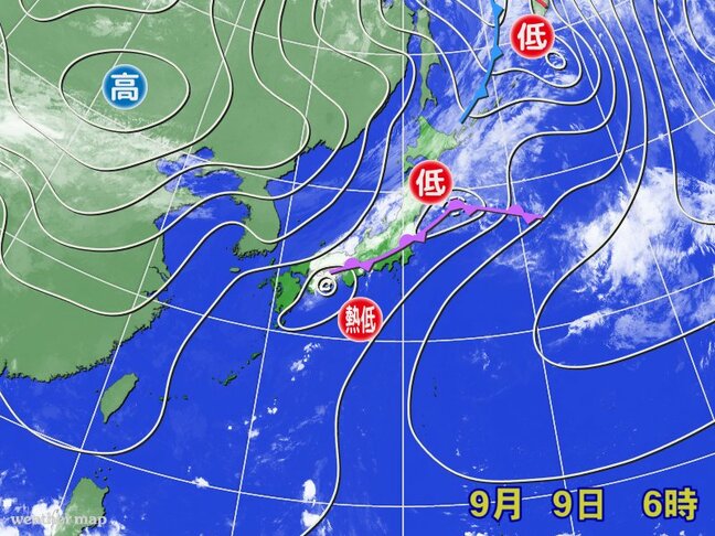 【線状降水帯のおそれ】関東・東海・近畿・四国地方　元台風24号「熱帯低気圧」　秋雨前線と一体化へ　いつまで「大雨」に注意?　※19日までの雨のシミュレーション|TBS NEWS DIG