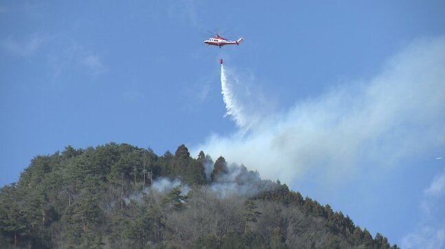 火元は登山道の休憩スペースの周辺 火の不始末などで出火した可能性 扇山の山林火災 発生36日目に鎮火 山梨|TBS NEWS DIG