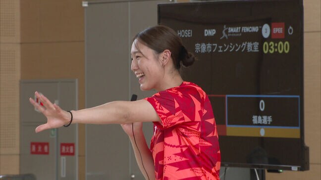 フェンシング・パリ五輪銅メダリストが母校で指導　福岡・宗像市|TBS NEWS DIG