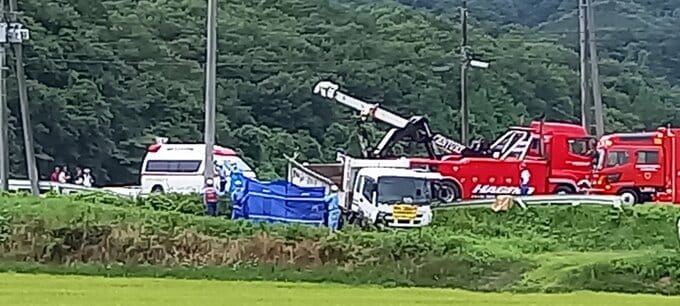 軽乗用車に乗っていた男性が死亡　6人けが　宮城・角田市でダンプなどあわせて3台が絡む事故|TBS NEWS DIG