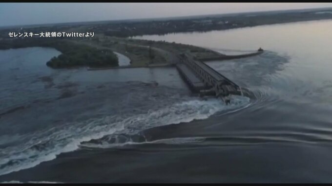 「ウクライナによる破壊工作」ダム決壊にロシア大統領報道官　「クリミアから水を奪う目的」|TBS NEWS DIG