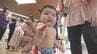 大きな泣き声で「邪気払い」赤ちゃん力士が競う「泣き相撲」　|　福島のニュース│TUF