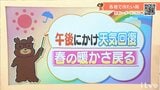 26日（木）は午後にかけて天気回復へ 春の暖かさ戻る 愛媛|TBS NEWS DIG