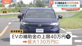 EV補助金を40万円増額へ 経済産業省 一方燃料電池自動車=FCVは105万円減額 日米関税交渉ふまえ|TBS NEWS DIG