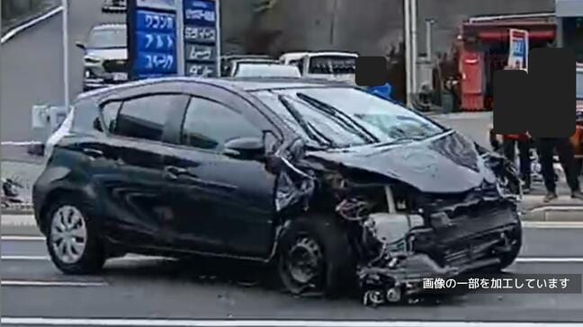 【速報】国道206号・井手園交差点付近で車5～6台が絡む多重事故　時津町「70代女性が頭を打っている」|TBS NEWS DIG