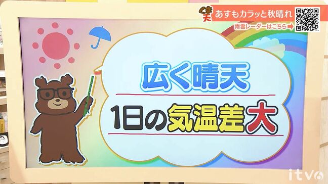 10月スタートは広く晴天 1日の気温差大 愛媛|TBS NEWS DIG