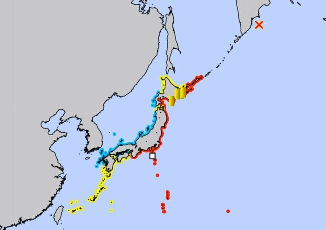 カムチャツカ半島付近を震源とするM8.7の地震　太平洋沿岸部に津波警報　日本海側も若干の海面変動のおそれ　富山県も情報収集|TBS NEWS DIG