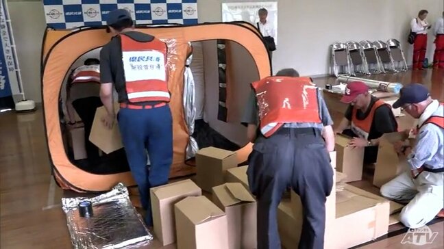 9月1日の「防災の日」にあわせて避難所の適切な運営を目指す訓練 過ごしやすい避難所の環境づくりについて理解深める 青森県東通村|TBS NEWS DIG