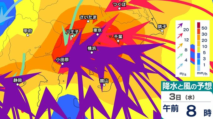 【台風情報】台風6号（チャンミー）東京首都圏への影響は？　東京・神奈川・千葉・埼玉・茨城 1時間ごとの雨風シミュレーション　通勤・通学時間帯は【気象庁 最新進路】|TBS NEWS DIG