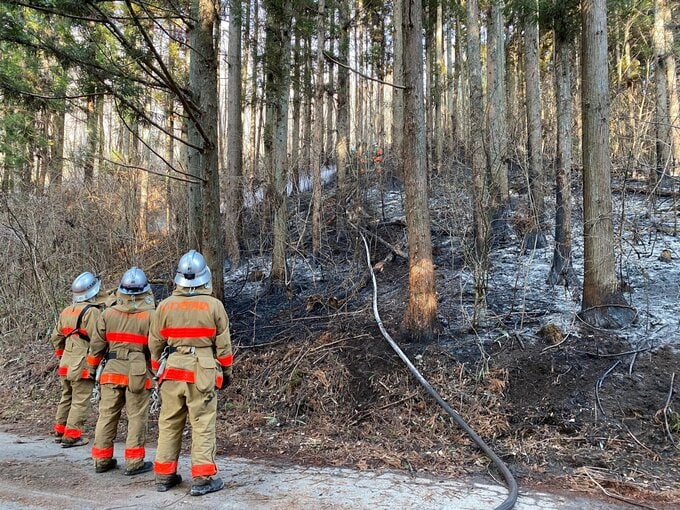いわき市で山林火災　午後5時すぎ鎮火　県内で火災相次ぐ【9日午後5時半現在】福島|TBS NEWS DIG