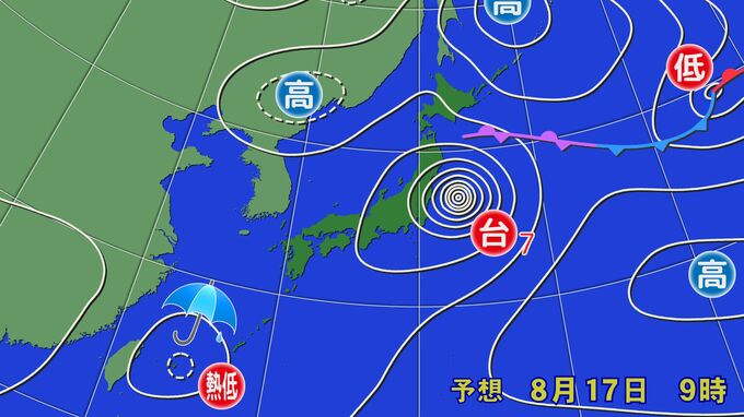 17日に熱帯低気圧が発生見込み 先島諸島で大気不安定・那覇でも雨　異常潮位による高潮被害の警戒も　|　沖縄のニュース｜RBC 琉球放送