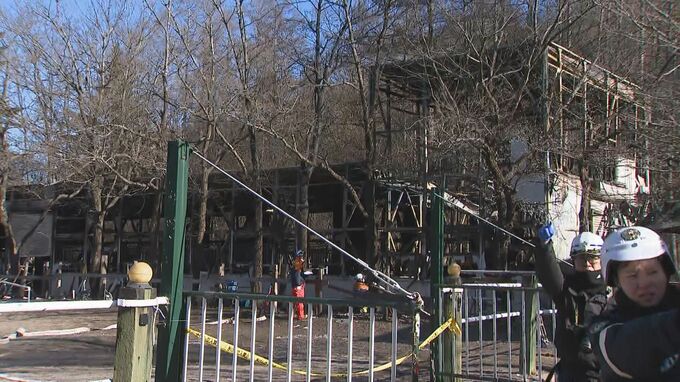 軽井沢町の乗馬クラブで火事…軽量鉄骨一部2階建ての厩舎兼住宅焼け飼育していた馬焼け死ぬ、死んだ頭数や原因調べる　|　SBC NEWS | 長野のニュース | SBC信越放送