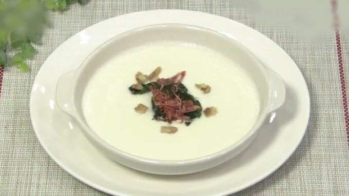 雪のような真っ白ポタージュ「カリフラワーのスープ」簡単レシピ【わっちtheキッチン】　|　青森のニュース│ATV NEWS│青森テレビ