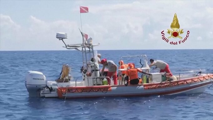 イタリア豪華ヨット沈没　新たに5人の遺体発見　イギリスの著名起業家も