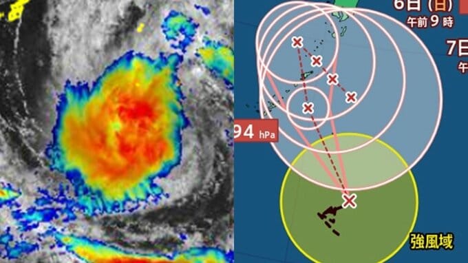 【ダブル台風情報】最大瞬間風速25m/s・進路不透明の台風24号は今後沖縄・奄美に接近後どうなる？　進路予想図では九州の南で迷走・停滞も雨風シミュレーションでは列島に…？　復活の台風18号は迷走か　|　青森のニュース│ATV NEWS│青森テレビ