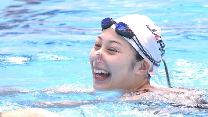 AS史上最年少金メダル！15歳・比嘉もえ、有言実行で世界選手権の表彰台「必ず日本を背負う選手」井村コーチも期待|TBS NEWS DIG