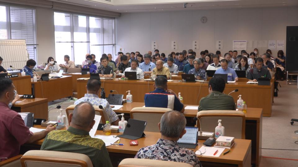 県が辺野古転覆事故の経緯説明　県議会総務企画委員会