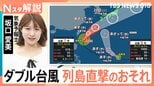 “ダブル台風”列島直撃のおそれも、「台風7号」は週末に関東直撃か 大雨に注意【台風情報 Nスタ解説】|TBS NEWS DIG