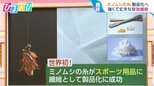世界初「ミノムシの糸」の製品化に成功!スポーツシューズやスキー板…世の中を変える新素材に【ひるおび】|TBS NEWS DIG