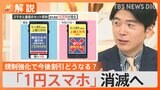 規制強化「1円スマホ」消滅へ、今後割引どうなる？【Nスタ解説】|TBS NEWS DIG