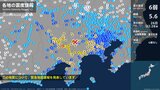 【地震情報】山梨県で最大震度6弱の強い地震 名古屋市北区・南区・岐阜市などでも震度2を観測|TBS NEWS DIG
