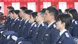 受験年齢引き上げ後の警察学校入校式 32歳の入校生「治安を守ることで家族に恩返ししたい」|TBS NEWS DIG