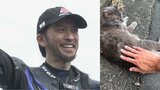 【 長瀬智也 】猫の “枯葉ファイト” に参戦「#とら子 #ありがとう」 レースの余韻が伝わる投稿|TBS NEWS DIG
