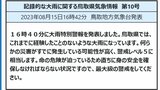 【台風情報】鳥取県に大雨特別警報　台風7号記録的な大雨　複数の中小河川で災害切迫　洪水危険度（キキクル）“警戒レベル5相当”黒色出現　氾濫に最大限の警戒を|TBS NEWS DIG