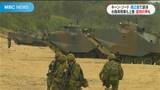 徳之島の浜に水陸両用車が続々と 街では演習反対のデモ行進も 日米共同演習キーン・ソード 鹿児島|TBS NEWS DIG
