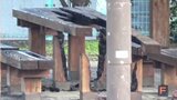 「テーブルが燃えている」 松山市の鴨川公園で不審火 木製テーブル1台が焼ける 放火の可能性も視野に捜査 | 愛媛のニュース - Nスタえひめ|あいテレビは6チャンネル