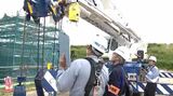 増え続ける労災事故ゼロへ 全国安全週間を前に長野労働局長が工事現場をパトロール (長野・小布施町)|TBS NEWS DIG